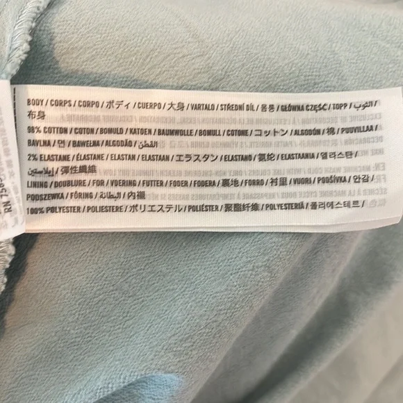 Abercrombie & Fitch NWT Blue Puff Sleeve Dress | XL - Picture 15 of 15